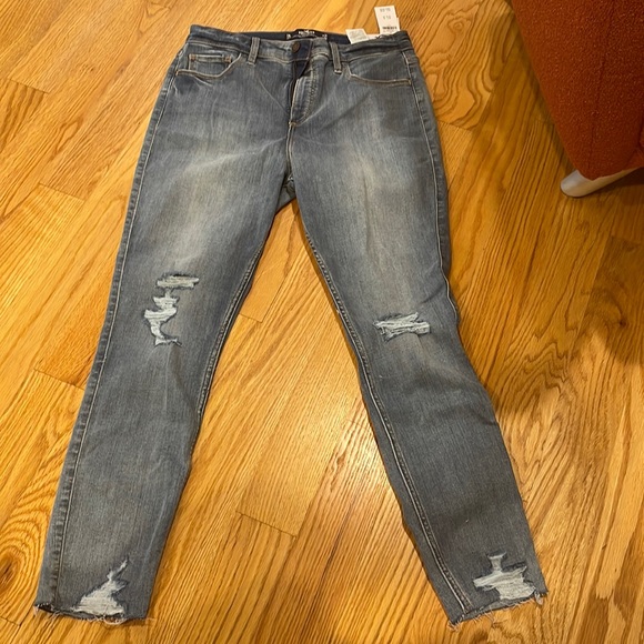 hollister jeans ucurvy highrise crop super skinny - Picture 1 of 2